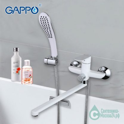 GAPPO NOAR G2248 для ванный белый с хромом (6)