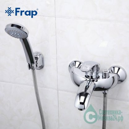 Смеситель FRAP F3221 для ванны однорычажный хром (3)