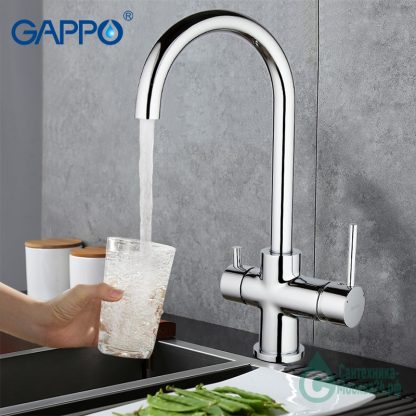 Смеситель GAPPO G1052-8 для кухни с краном для питьевой воды (6)