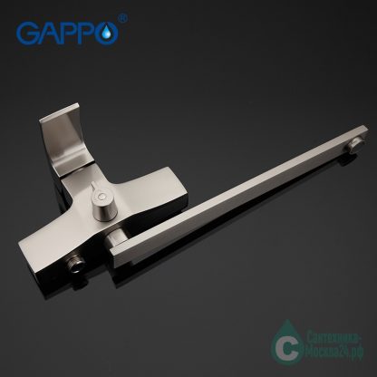 Смеситель GAPPO JACOB G2207-5 для ванны в цвете сатин (6)