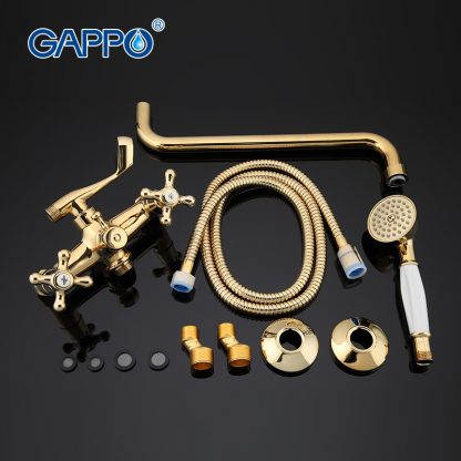 Смеситель GAPPO SOFIA G2263-6 для ванны в цвете золото (3)