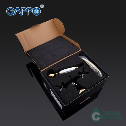 Смеситель GAPPO SOFIA G3263-6 для ванны золотой (6)