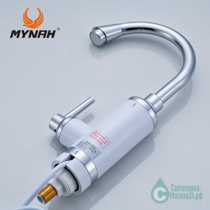 Электрический смеситель с поворотным изливом MYNAH A403 для кухни (4)