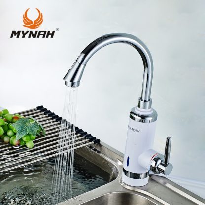 Электрический смеситель с поворотным изливом MYNAH A403 для кухни (5)